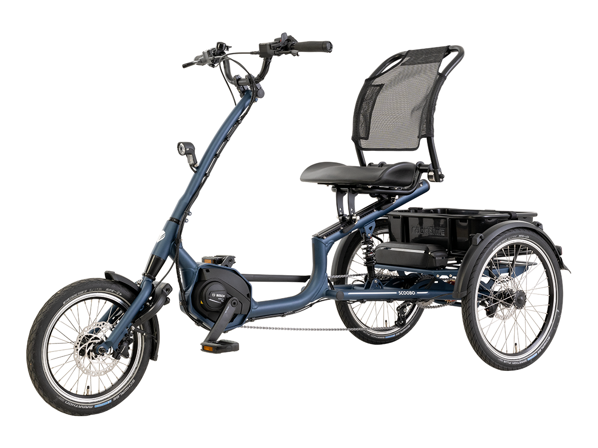 Pfautec Scoobo Smart Dreirad Azzurro Stumpfmatt