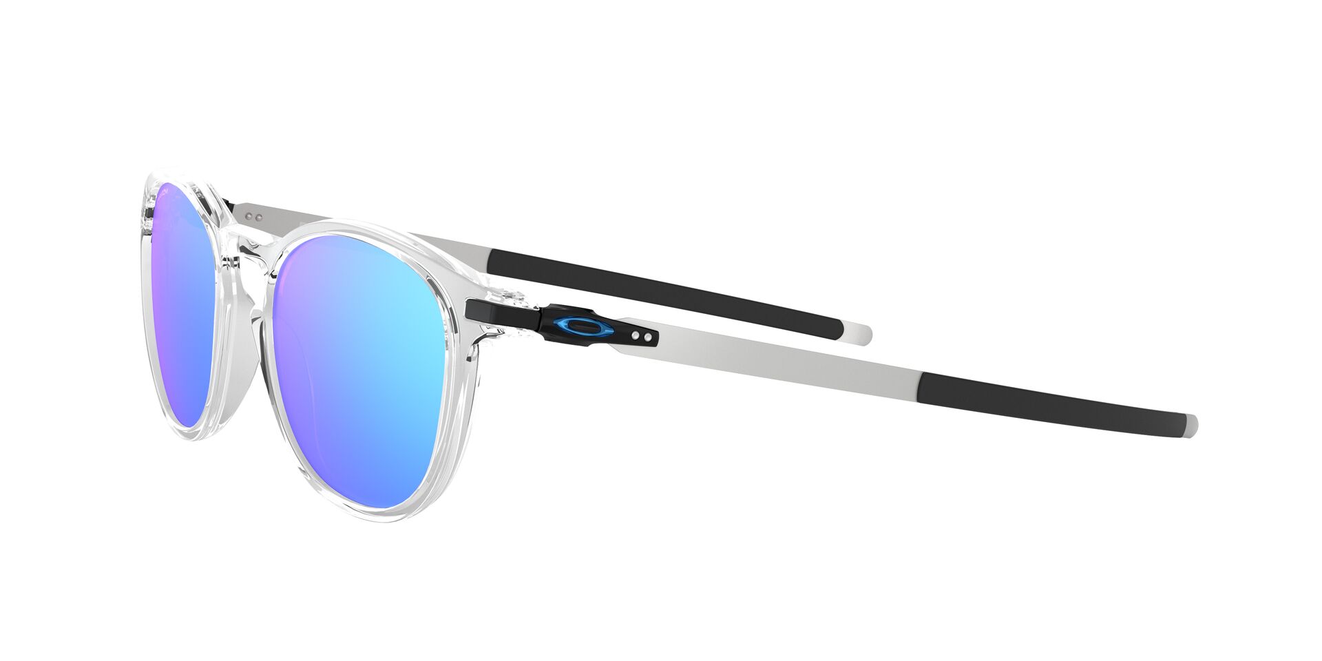 Oakley Pitchman R Sonnenbrille Polished Clear/Prizm Saphire