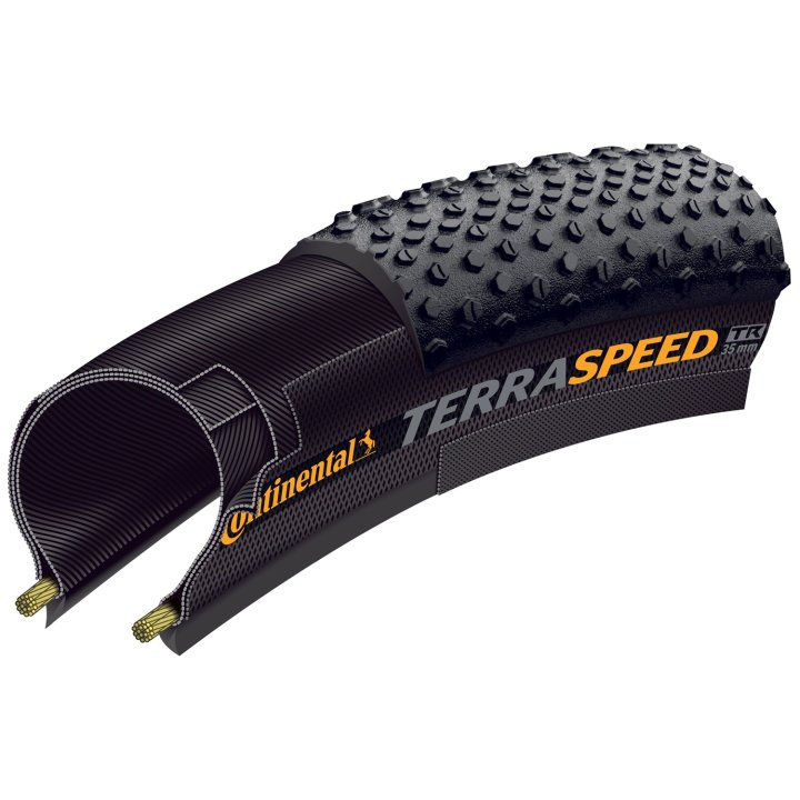 Continental Terra Speed ProTection Faltreifen 40-622 schwarz/transparent