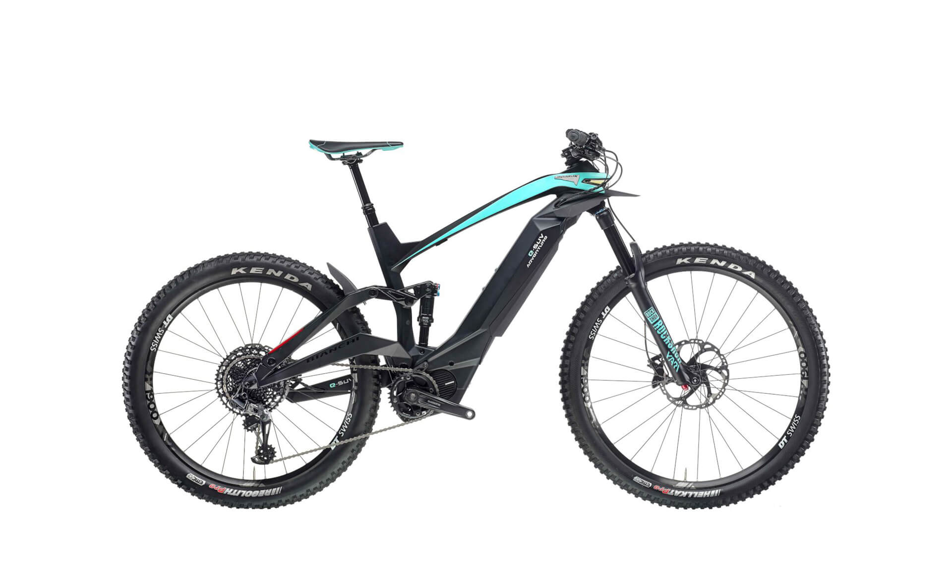 Bianchi E-SUV Adventure 29/27+ GX 12Sp 720 Black Matt/CK16-Chrome Glossy 
