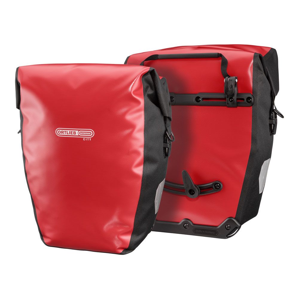 Ortlieb Back-Roller City Set 40 L Gepäckträgertaschen red-black   