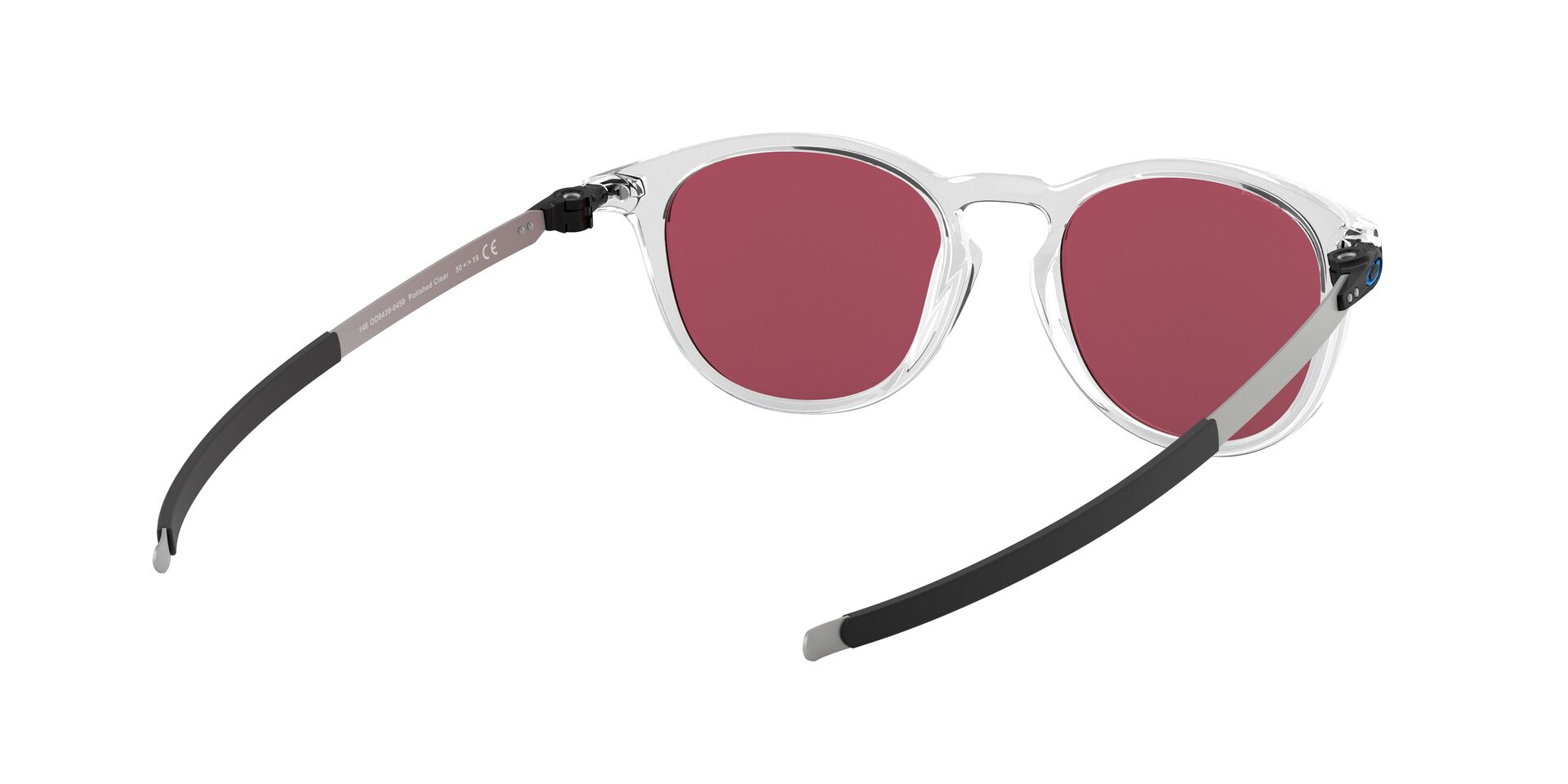 Oakley Pitchman R Sonnenbrille Polished Clear/Prizm Saphire