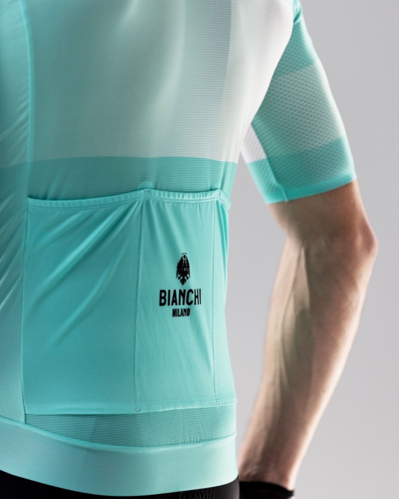 Bianchi Remastered Short Sleeve Jersey Celeste