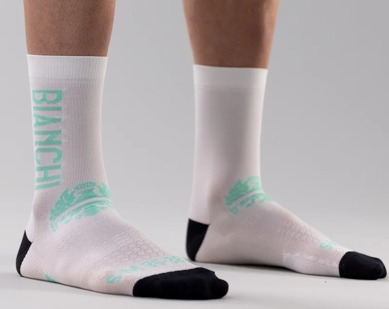 Bianchi Milano High Socks White