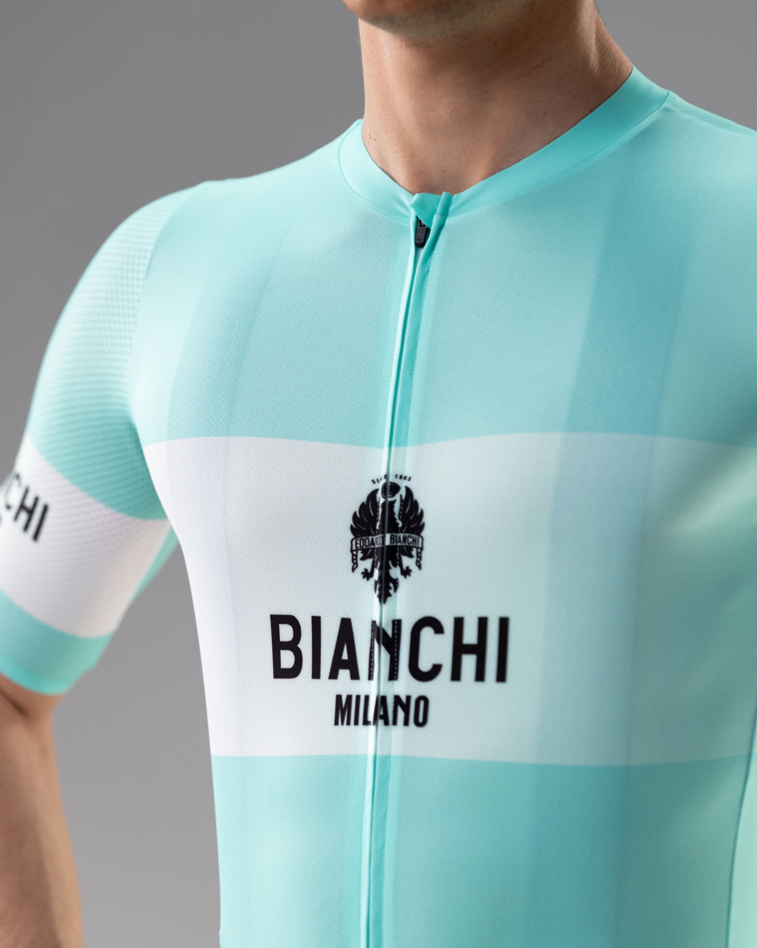 Bianchi Remastered Short Sleeve Jersey Celeste