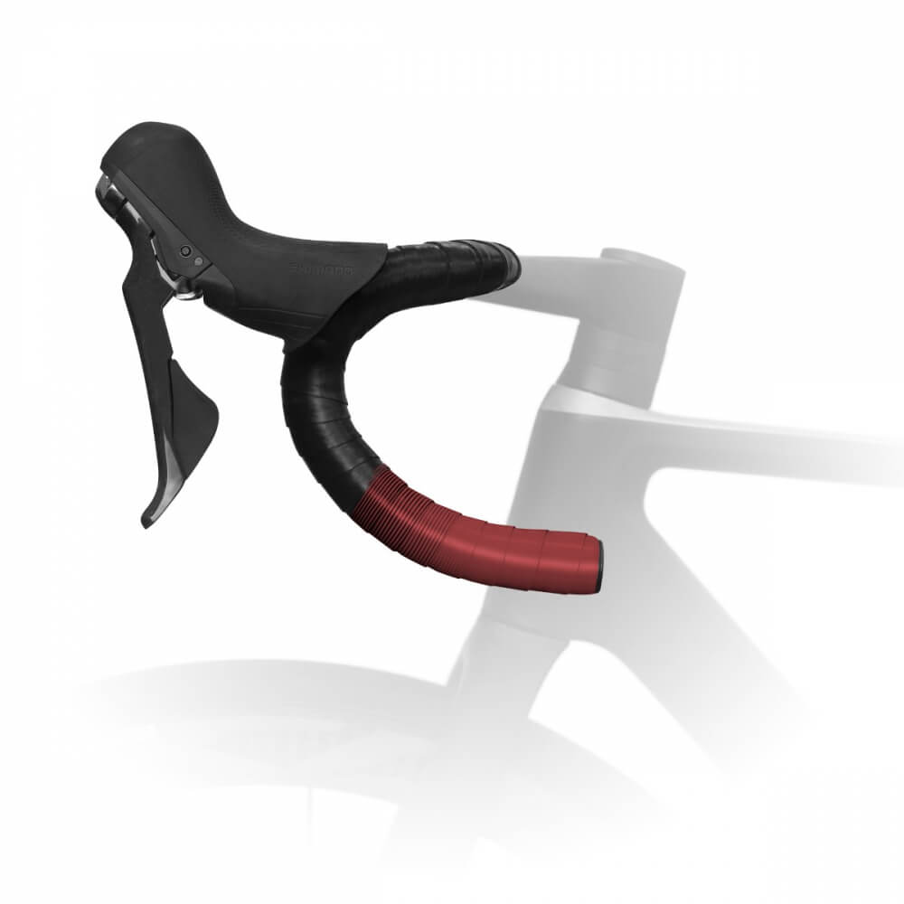 FIZIK Vento Microtex 2mm Tacky Bi-Color Bartape Black/Red