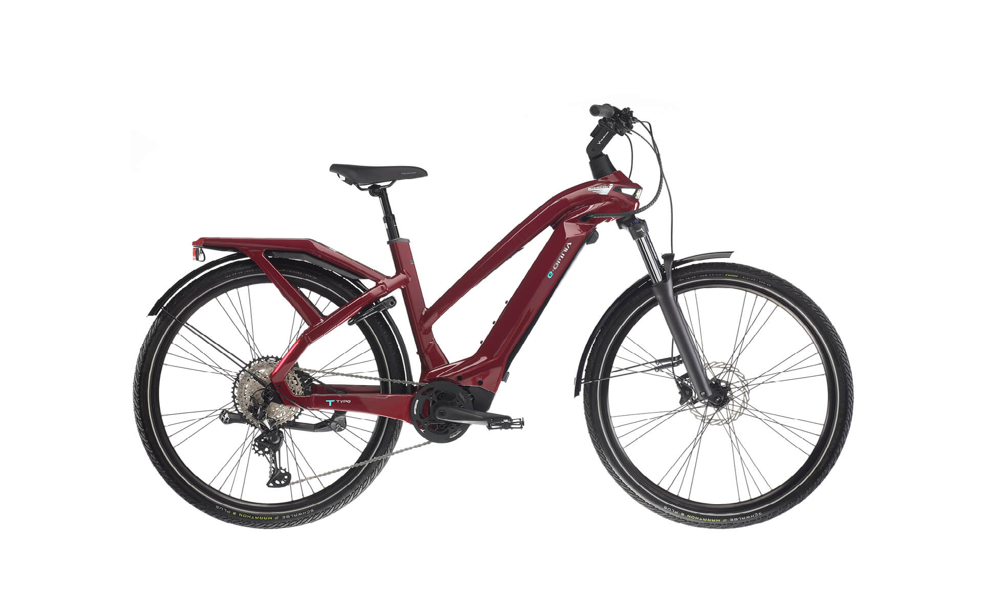 Bianchi E-Omnia T-Type Deore 10SP Bordeaux