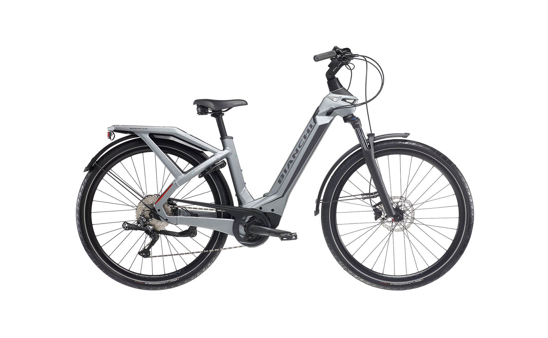 Bianchi E-Omnia C-Type Deore 10SP Bosch 625Wh Kiox Metal Grey / Graphite Full Matt