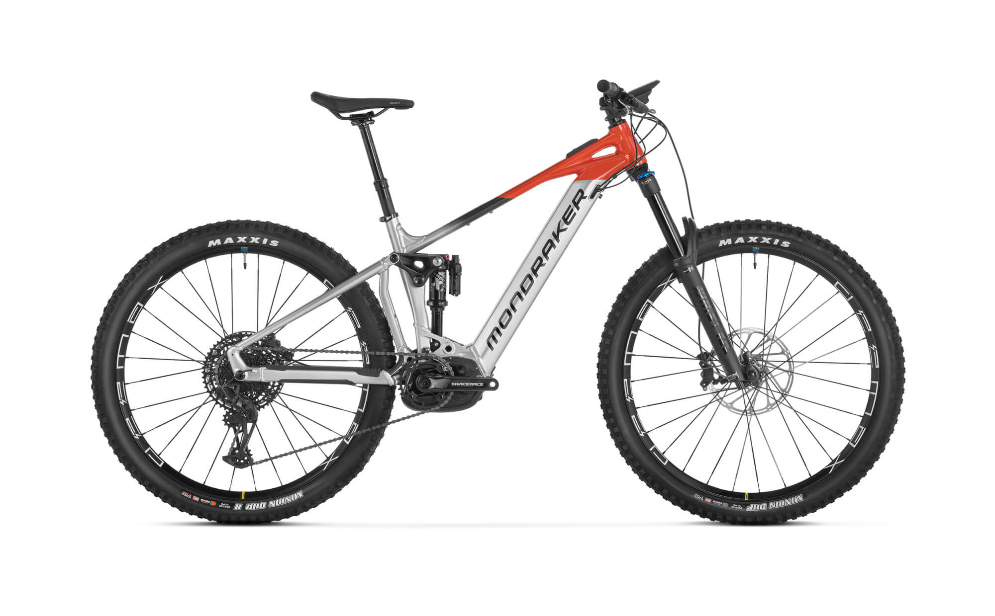 Mondraker Crafty R ED2 racing silver/flame red/vortex grey