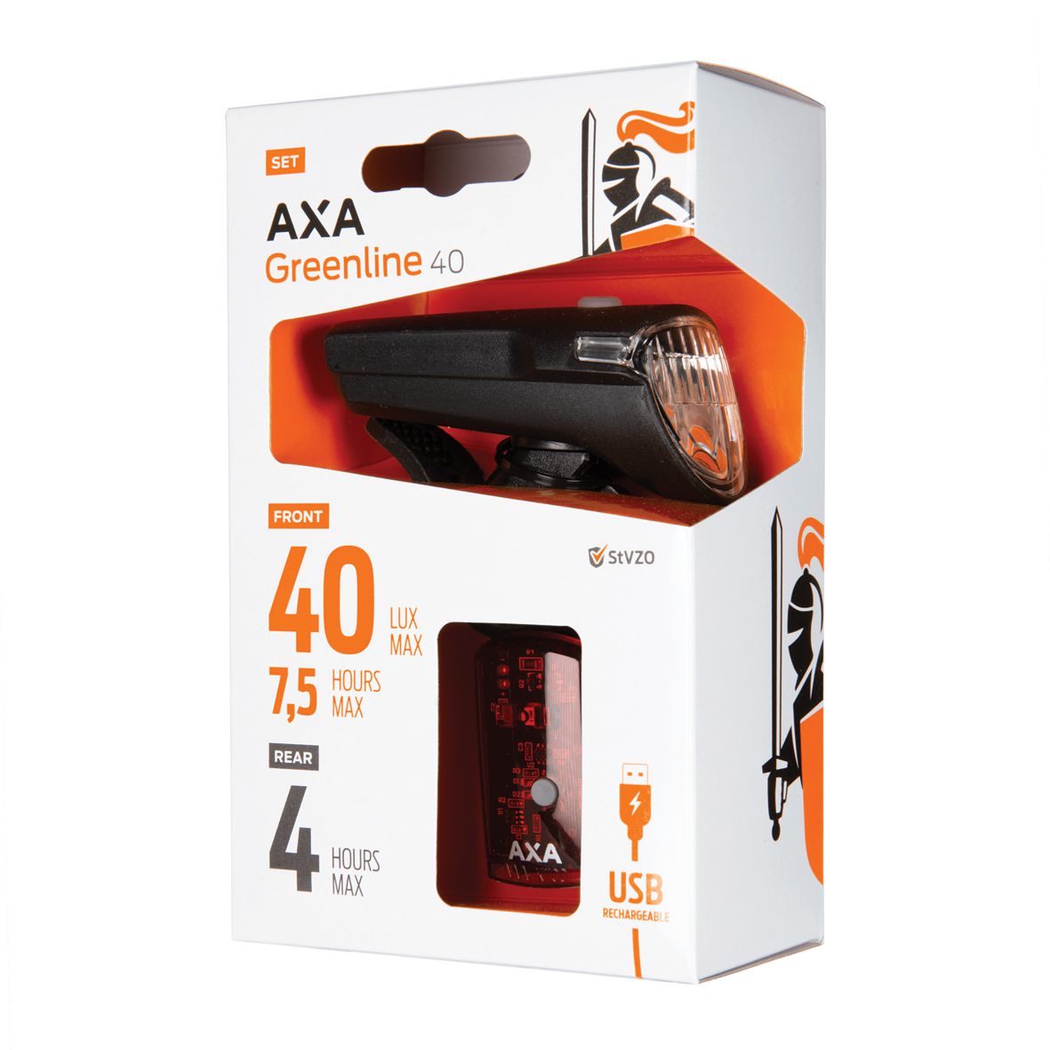 AXA Greenline Set 40 Lux Lampenset